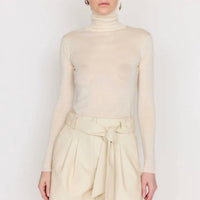 Christy Lynn - Stephane Sweater Top - beige - clothing - cowl