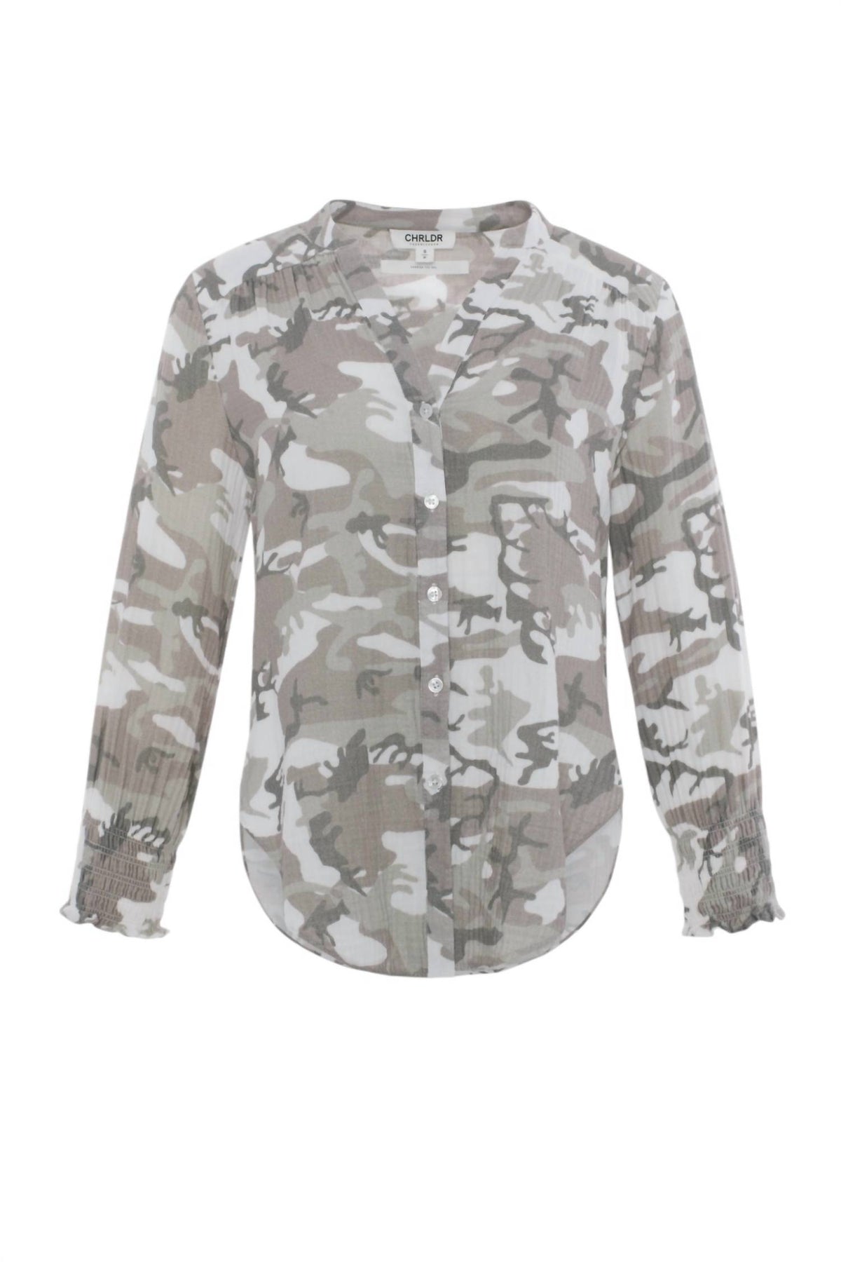 Chrldr - Jenny Collarless Shirt