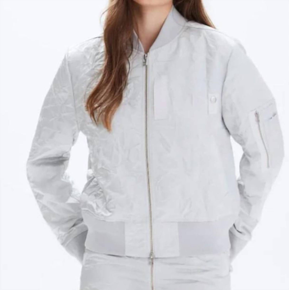 Chrldr - LENI-SLEEVE POCKET BOMBER JACKET