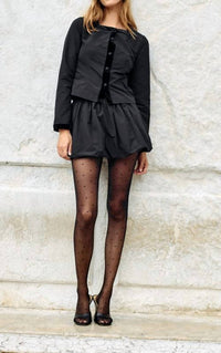 Ciao Lucia - Antonia Bubble Skirt - black - clothing - cotton - blend
