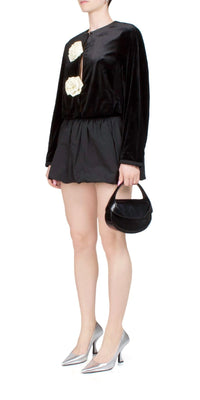 Ciao Lucia - Antonia Bubble Skirt - black - clothing - cotton - blend