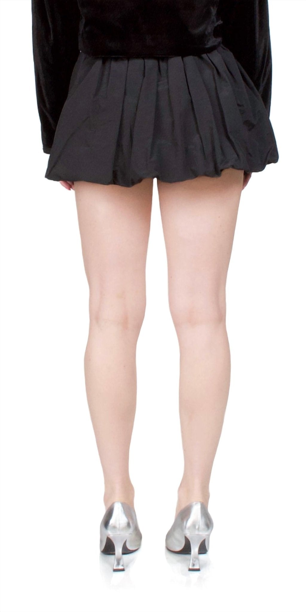 Ciao Lucia - Antonia Bubble Skirt - black - clothing - cotton - blend