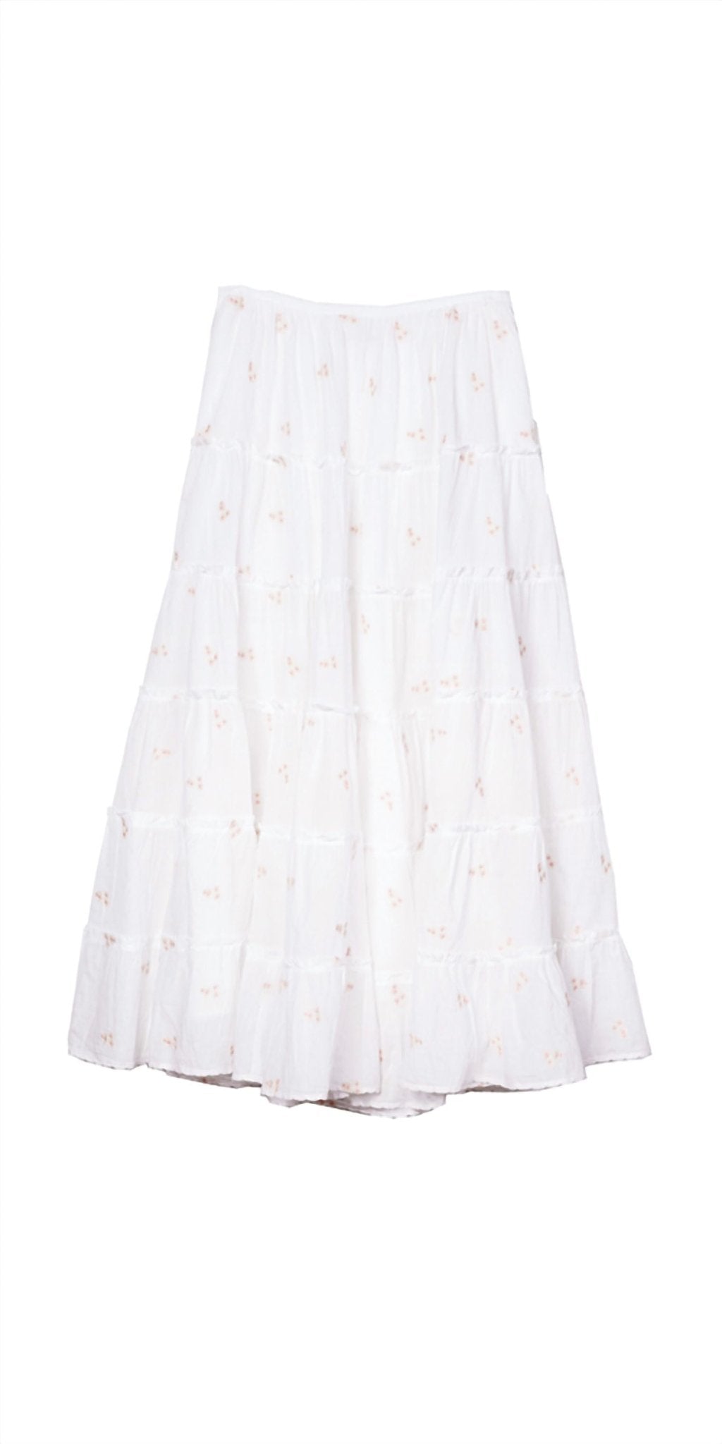 Ciao Lucia - Coralie Embroidered Skirt - clothing - cotton - long - skirts