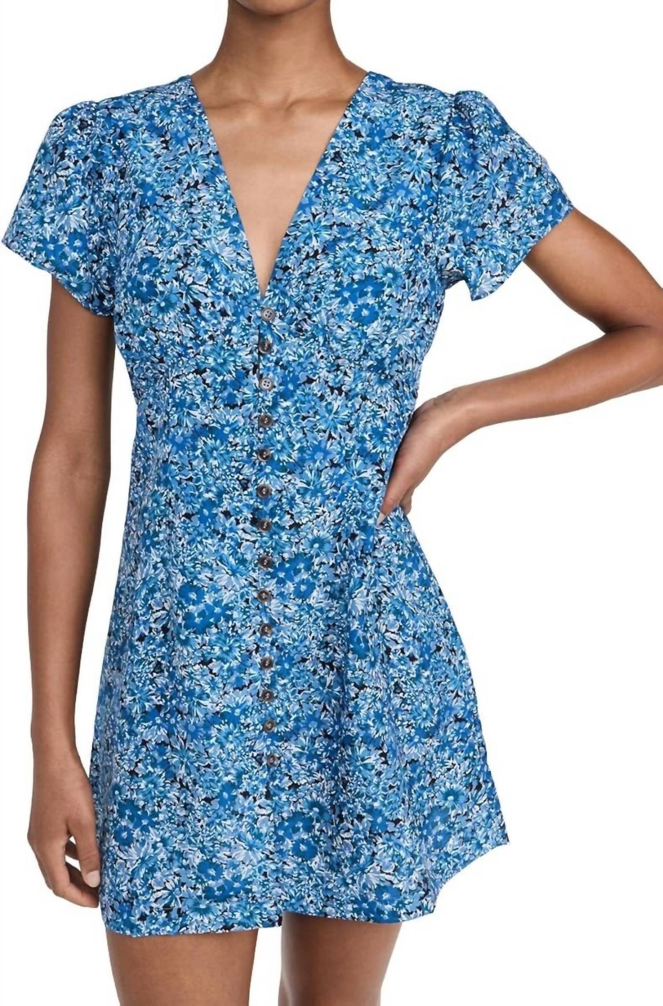 Ciao Lucia - FLEURINE DRESS - blue - clothing - collection:vacationdresses(Auto)