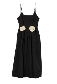 Ciao Lucia - Neroni Dress - black - clothing - cotton - blend