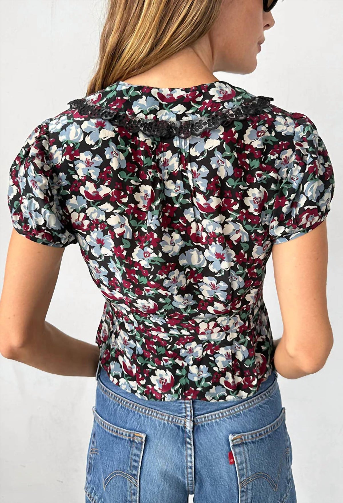 Ciao Lucia - Peony Printed top