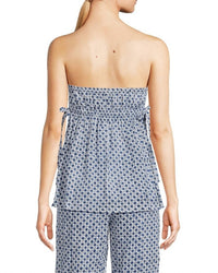 Ciao Lucia - Sebastian Top - blue - clothing - cotton - blend