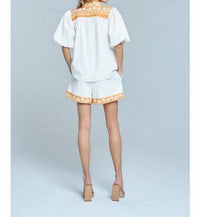 Ciebon - Emb Blouse - blouses - clothing - shirts