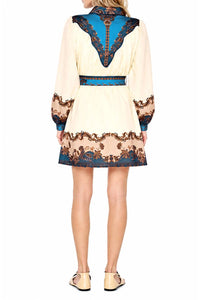 Ciebon - Engineer Print Mini Dress