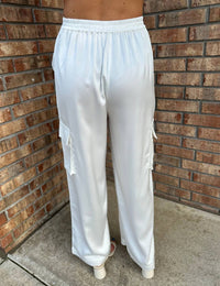Ciebon - Monica Satin Cargo Pant