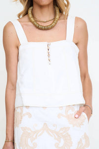 Ciebon - Topstitched Tank Top