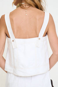 Ciebon - Topstitched Tank Top