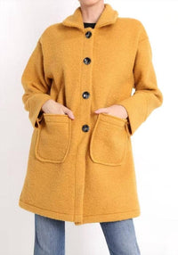 Cielo - Button-front Coat With Patch Pockets