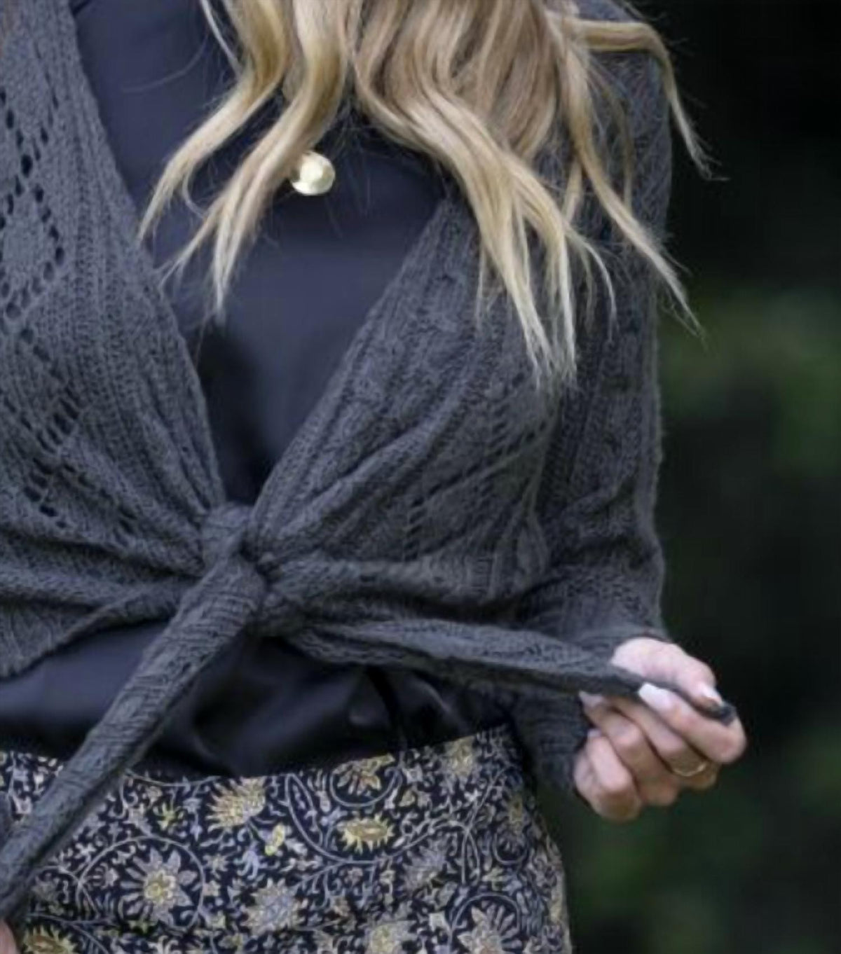 Cienna - Knit Tie Top
