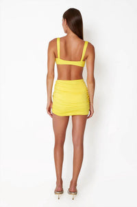 Cin Cin - Coupe Heart Cut-Out Mini Skirt