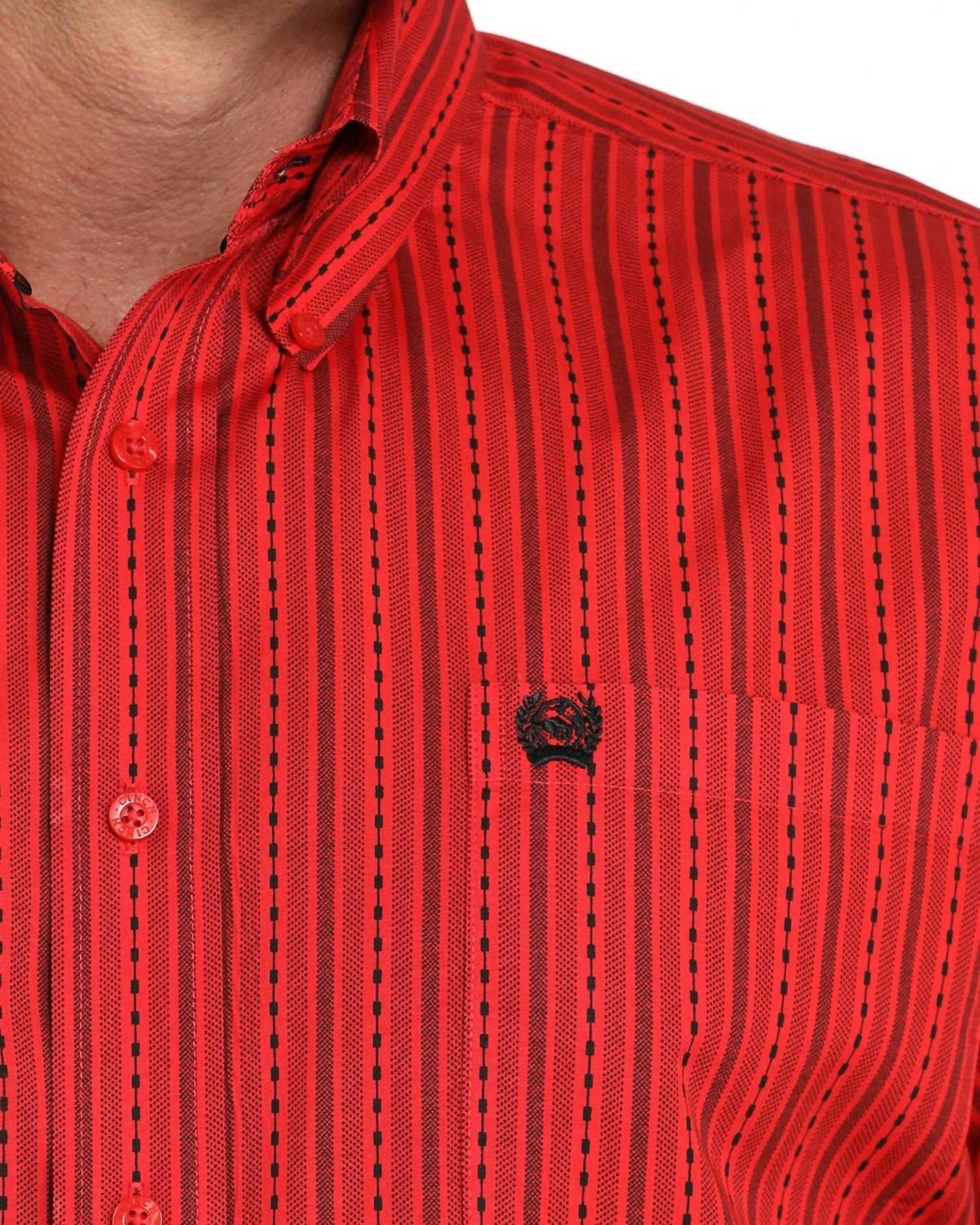 Cinch - Classic Fit Long Sleeve Button Down Stripe Shirt