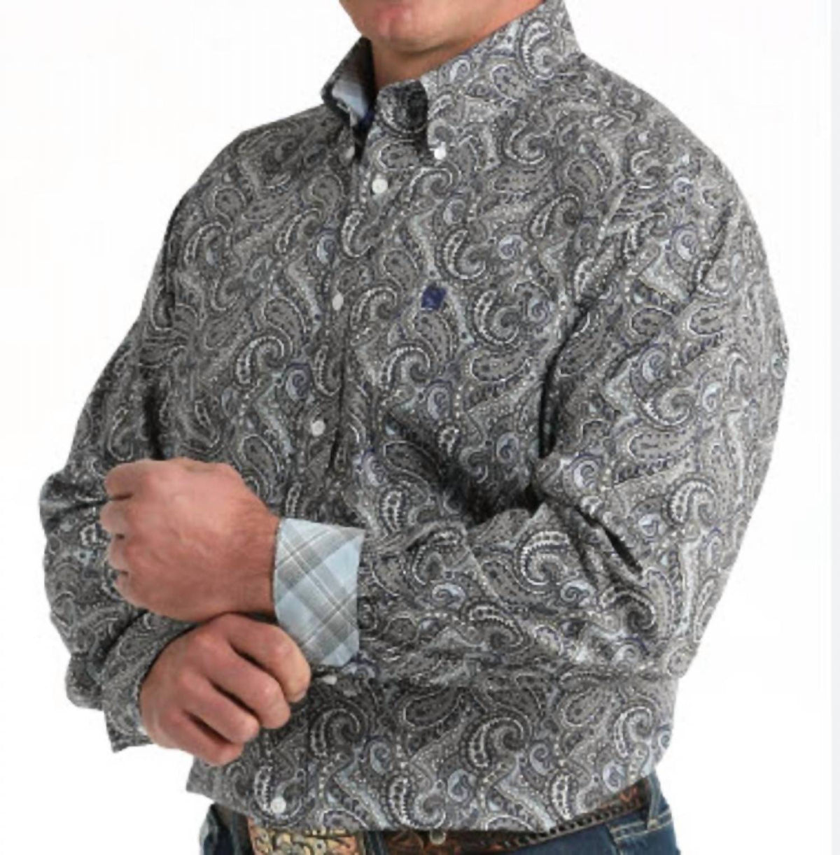 Cinch - Classic Paisley Print Button Shirt