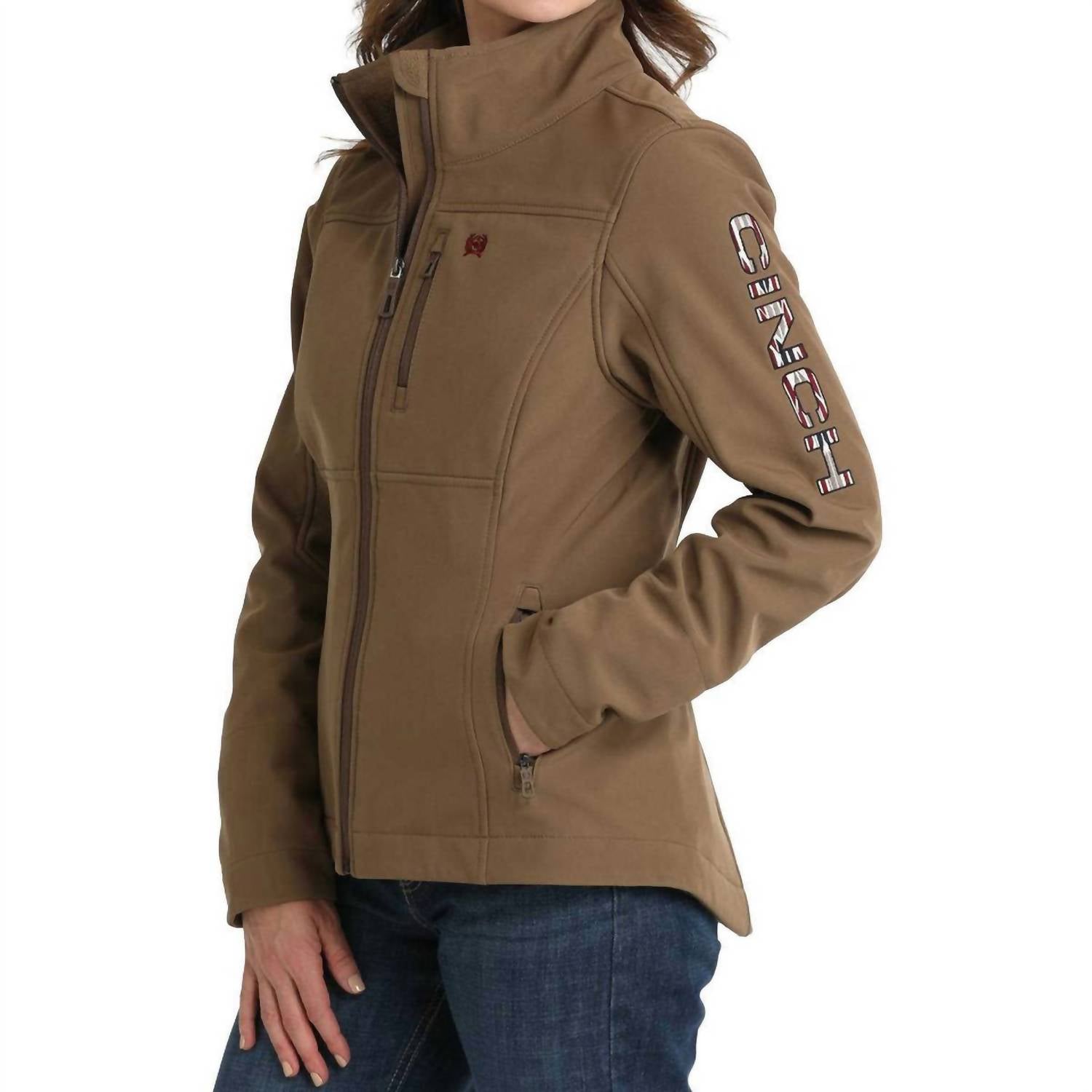 Cinch - Concealed Carry Bonded Jacket - brown - clothing - jackets