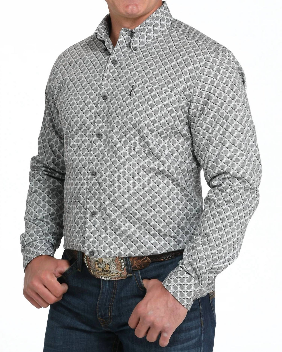 Cinch - Modern Fit Long Sleeve Western Button Shirt