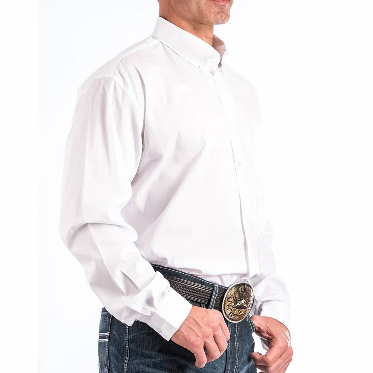 Cinch - Solid Button-down Shirt