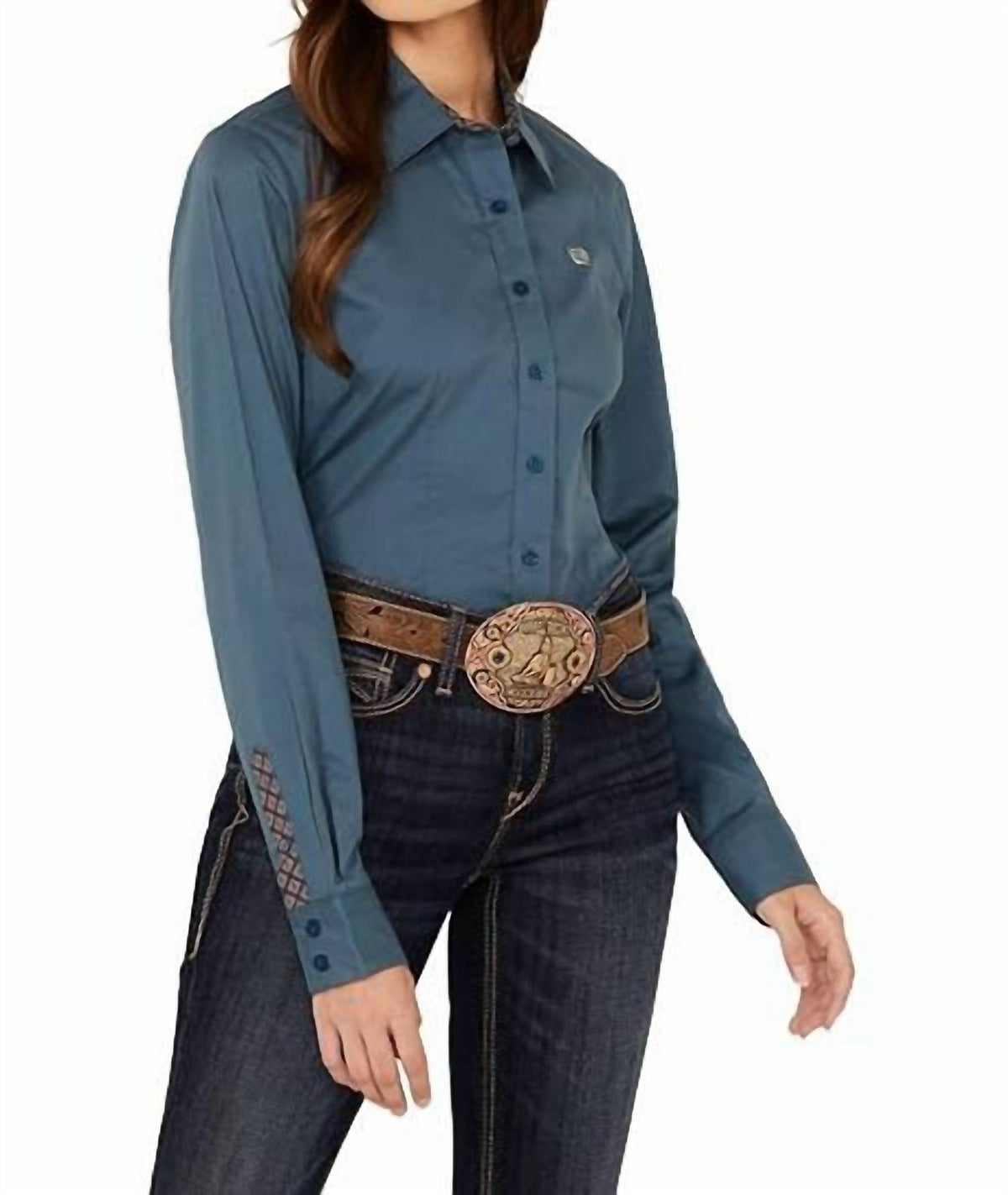 Cinch - Women's Stretch Solid Button Down Western Shirt