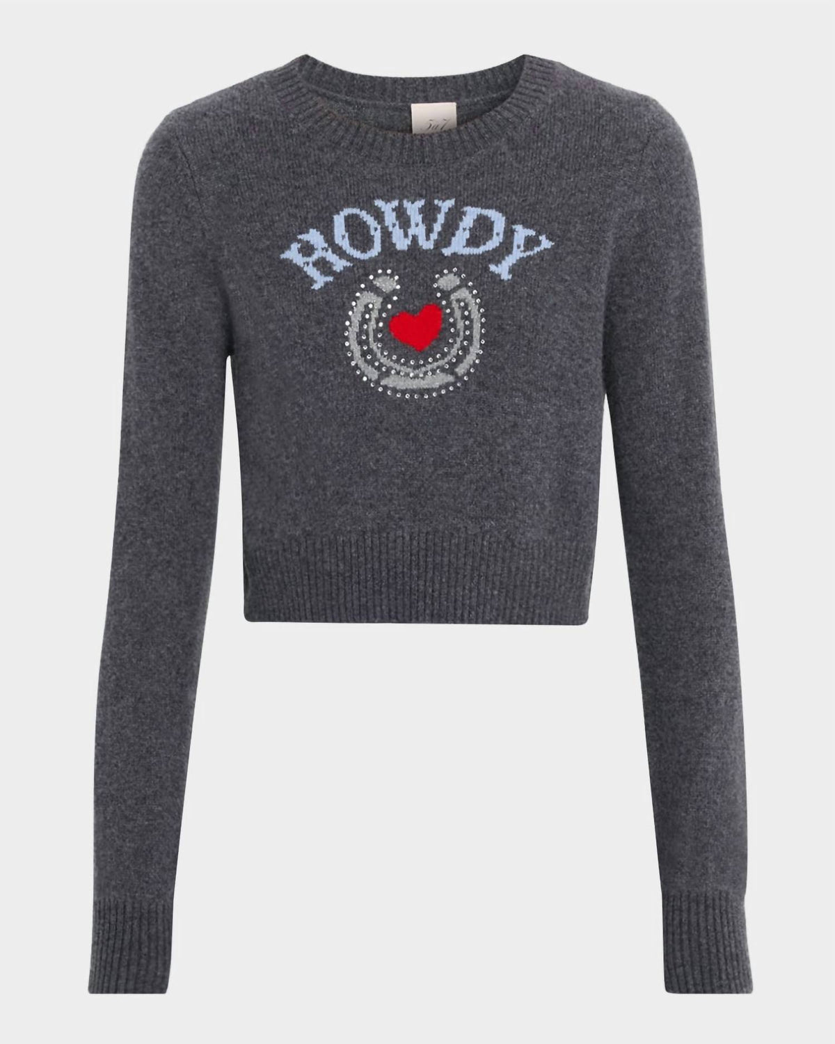 Cinq A Sept - Cropped Graphic Howdy Sweater