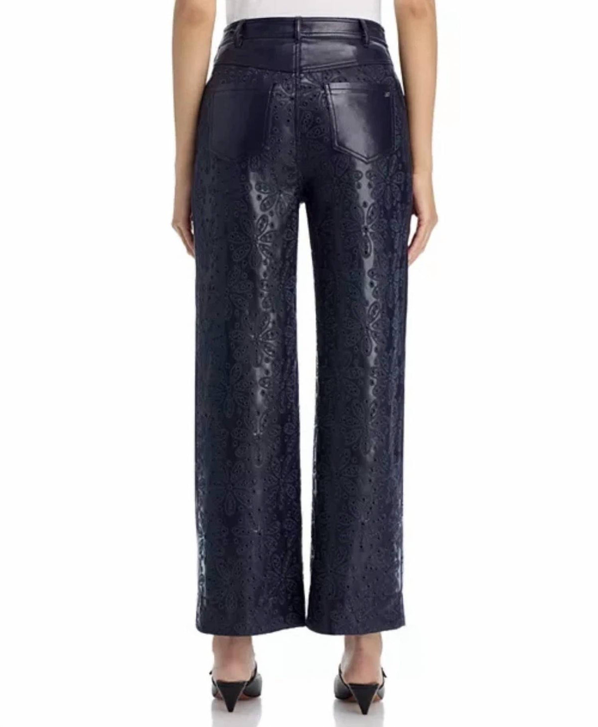 Cinq A Sept - EMBROIDERED VEGAN LEATHER BETSY