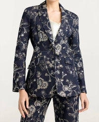 Cinq A Sept - GARDEN EMBROIDERED CHEYENNE JEAN BLAZER