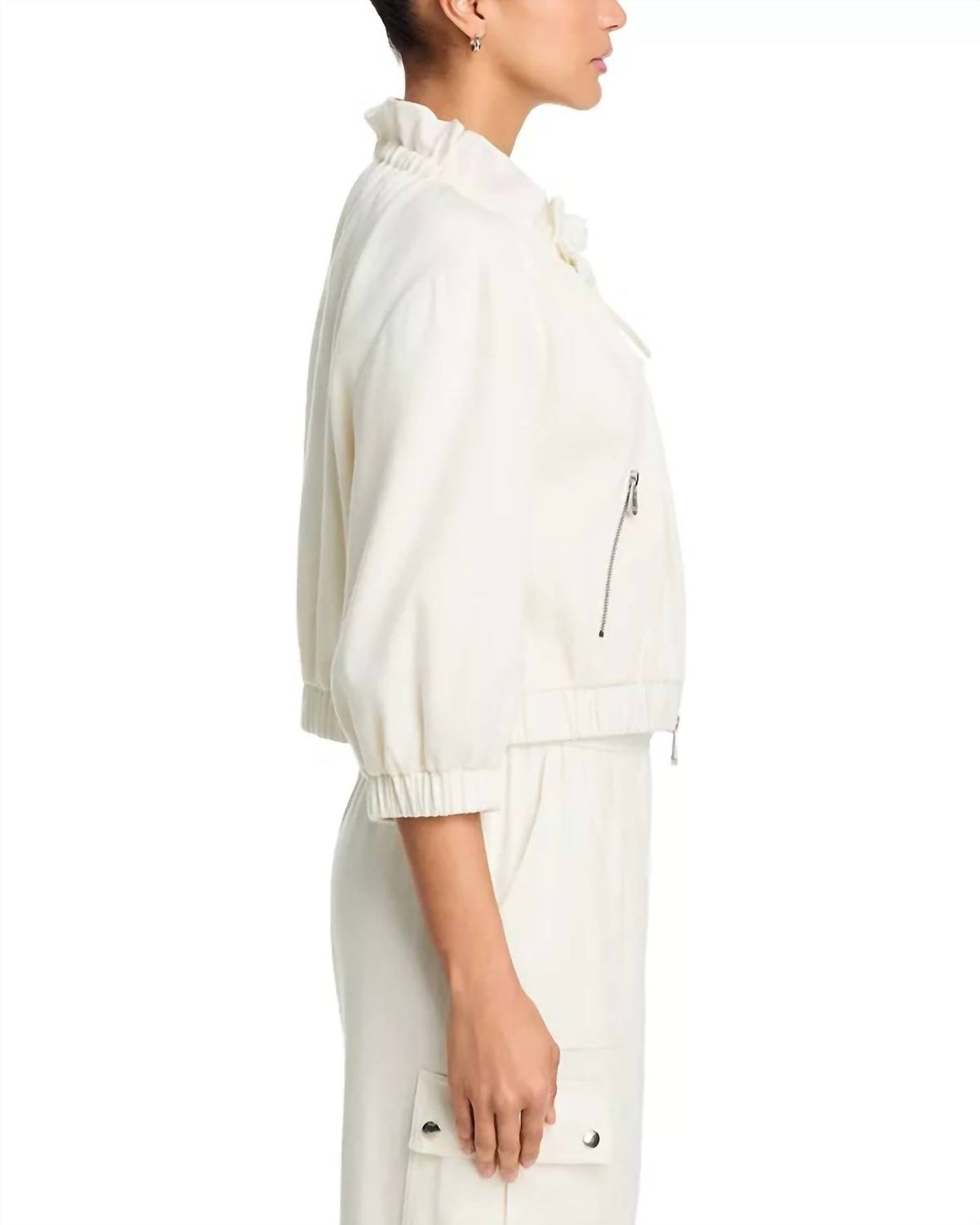Cinq A Sept - Kaylie Ruffled Collar Jacket