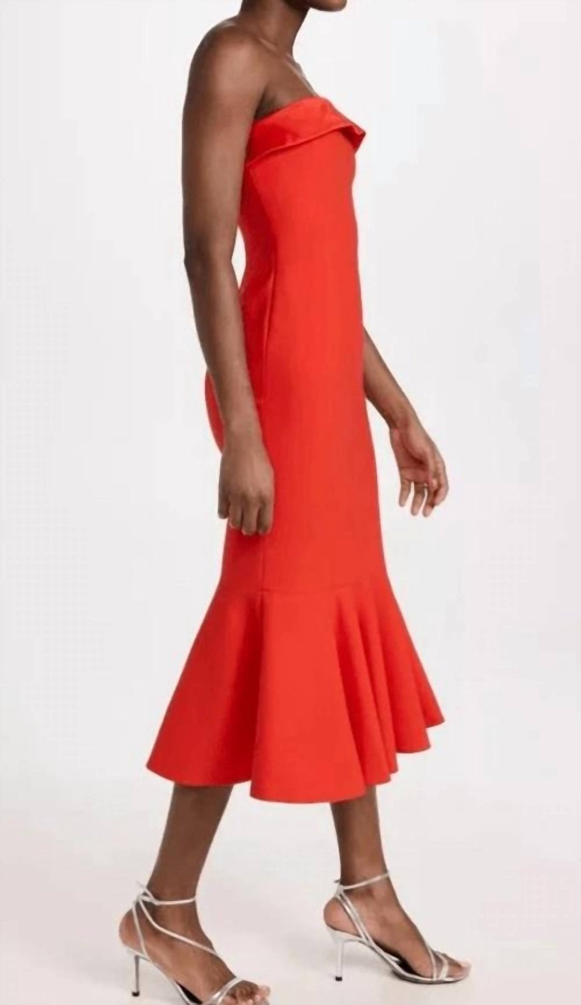 Cinq A Sept - Mazzy Strapless Trumpet Midi Dress - clothing - dresses - midi