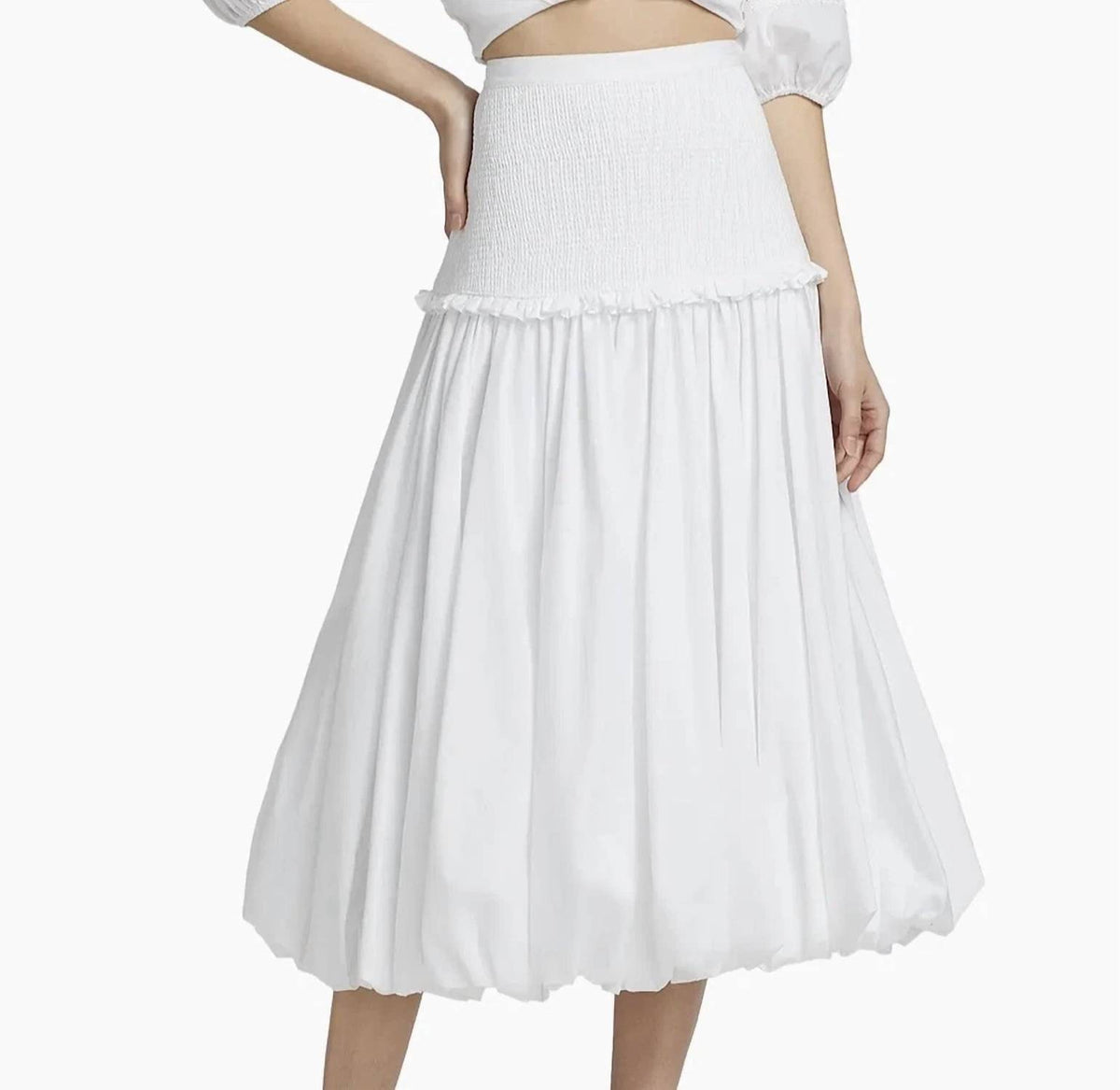 Cinq A Sept - SMOCKED ELLAH SKIRT