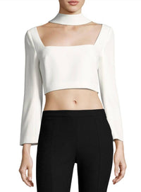 Cinq A Sept - Amara Choker Crop Top