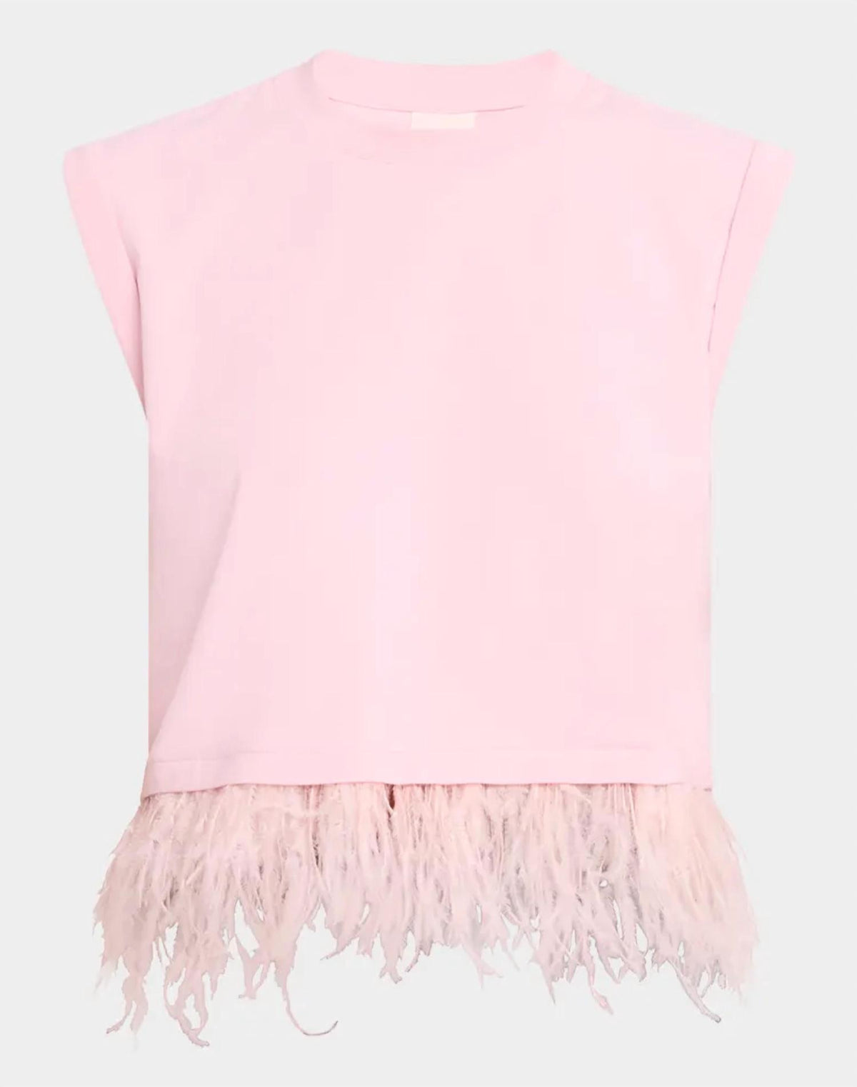 Cinq A Sept - Women's Cropped Feather Top
