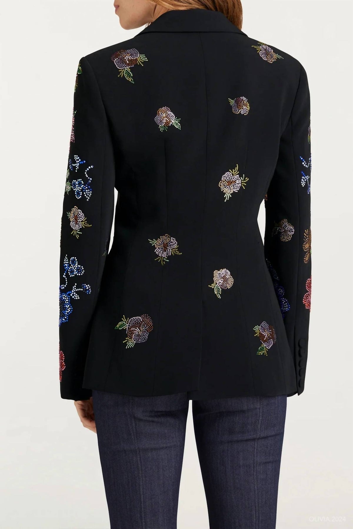 Cinq A Sept - Heatset Pansy Garden Cheyenne Blazer