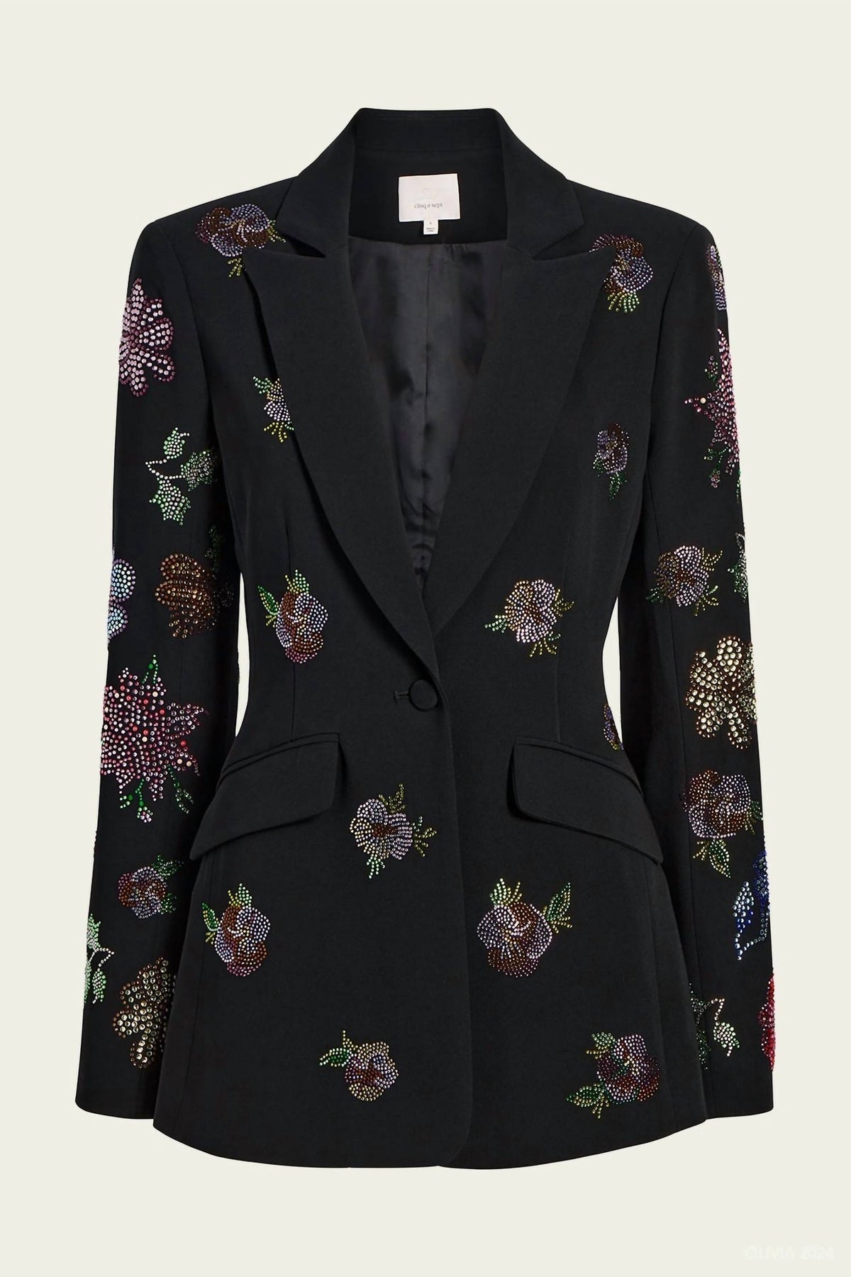 Cinq A Sept - Heatset Pansy Garden Cheyenne Blazer