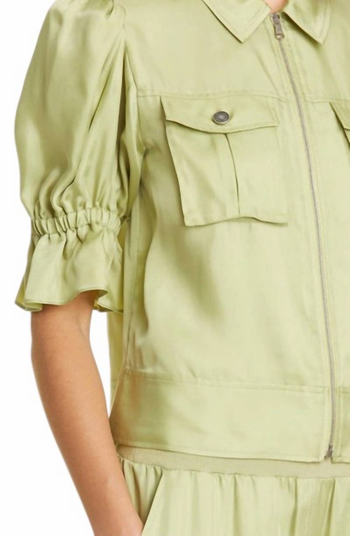 Cinq A Sept - Holly Ruffle Sleeve Jacket