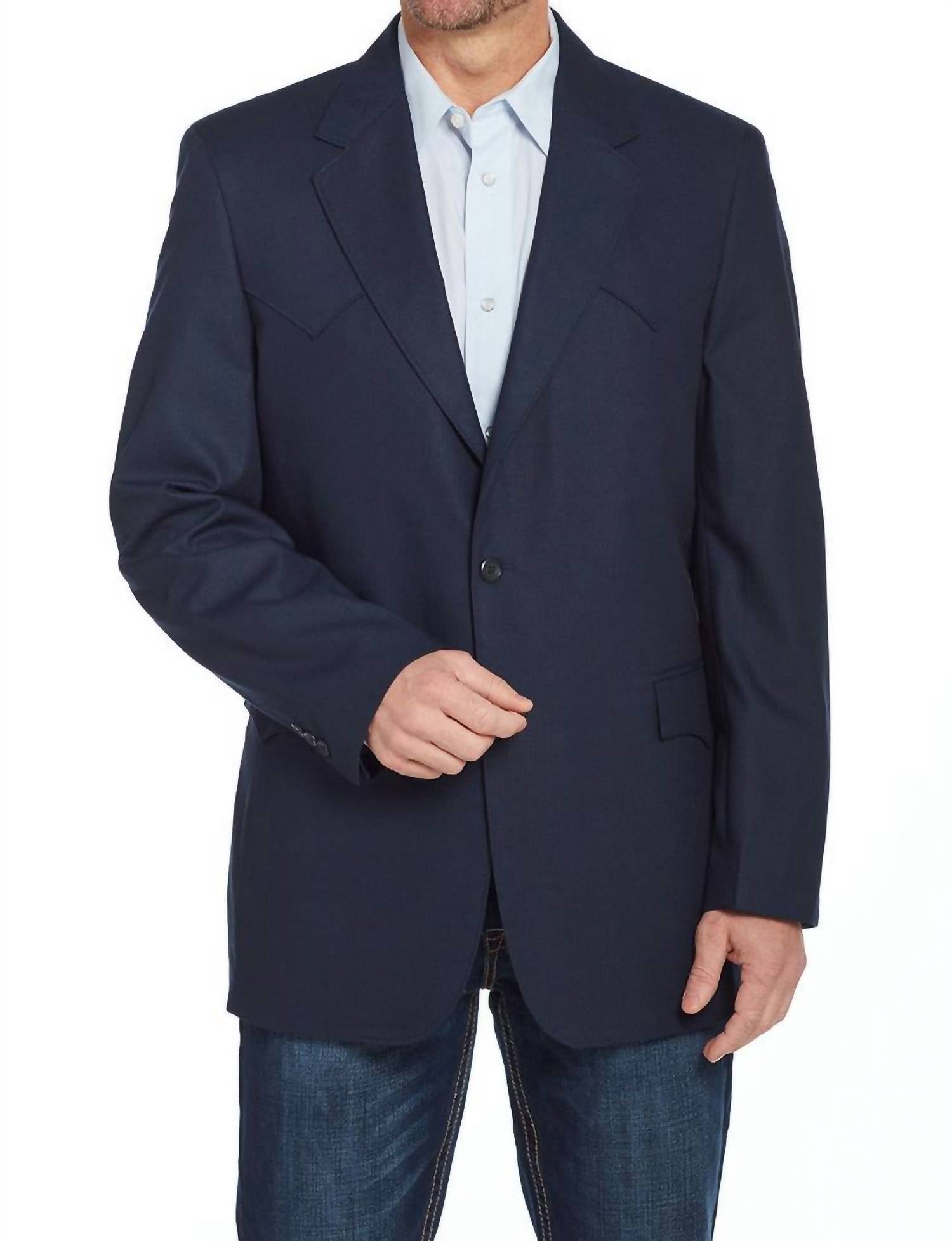 Circle G - Plano Sports Coat - blazers - blue - clothing