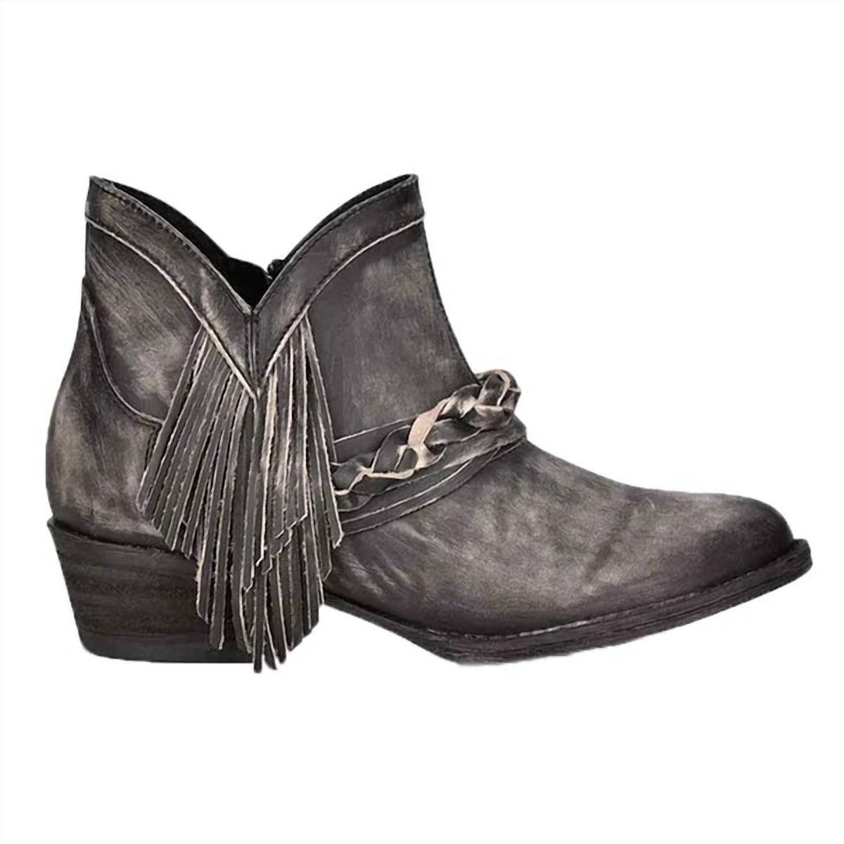 Circle G - Women's Ld Leather Bootie