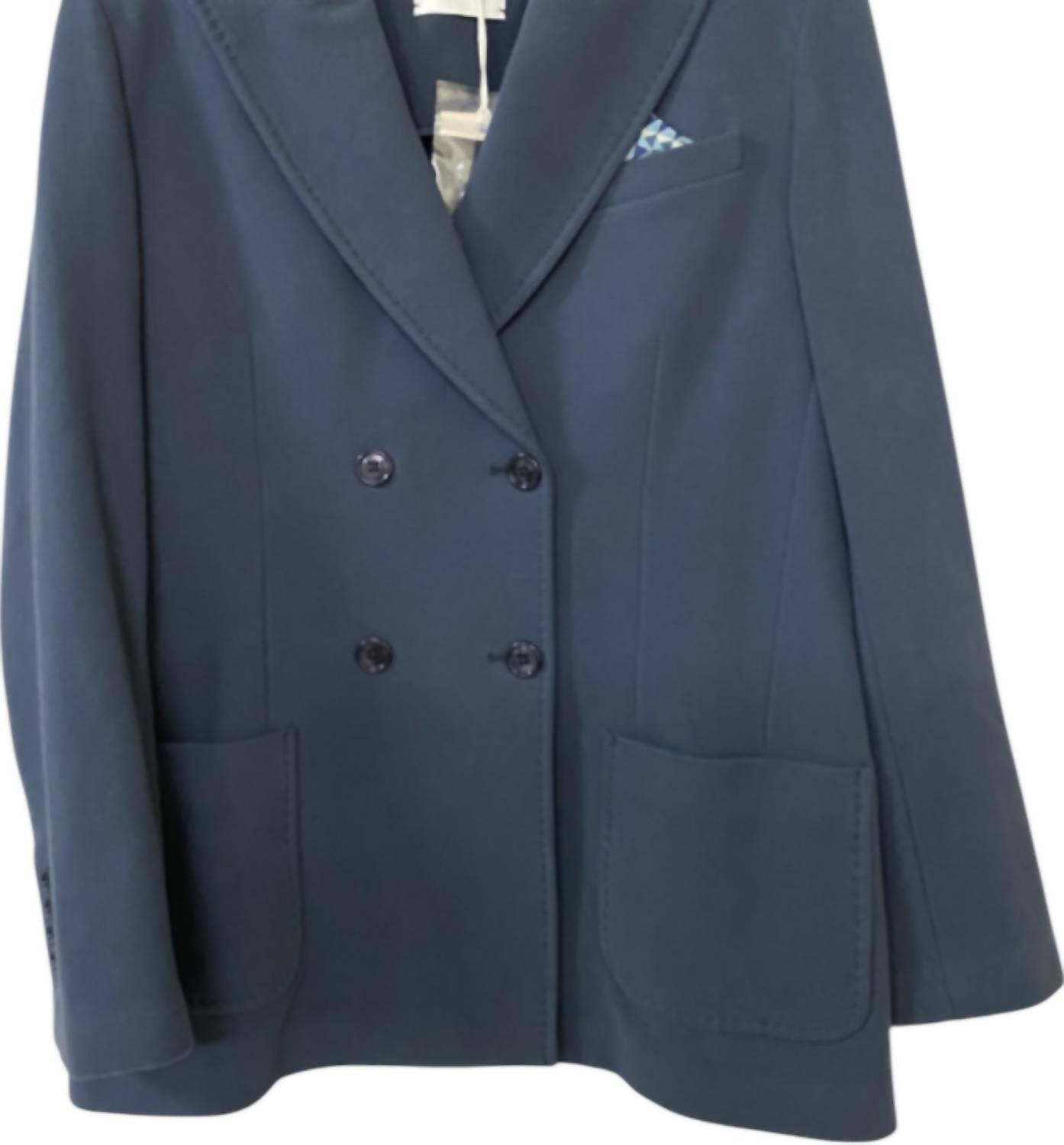 Circolo 1901 - Men's Cashmere Touch Blazer Jacket - blazers - blue - clothing