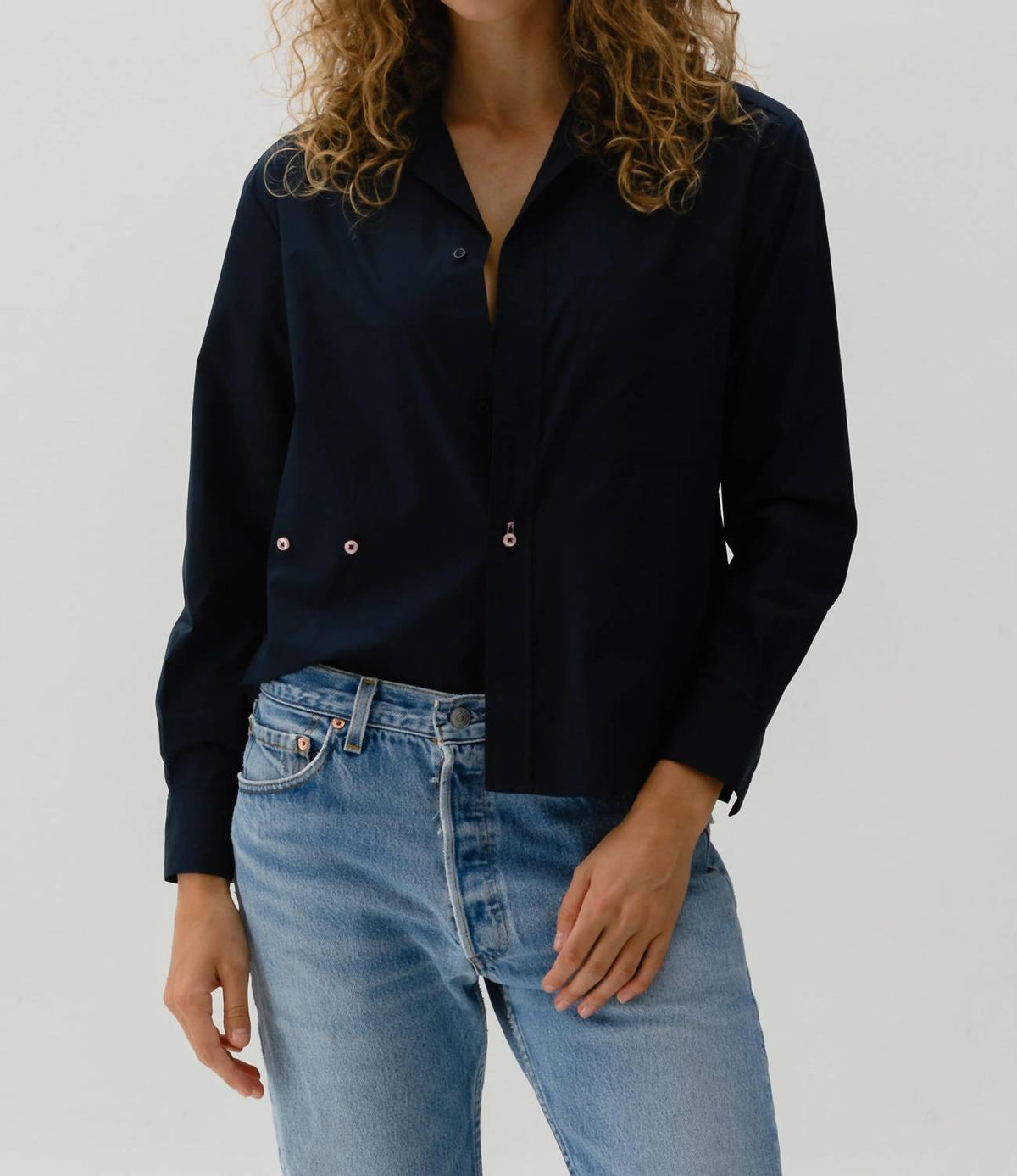 Cissa - Button Down Wrap Shirt