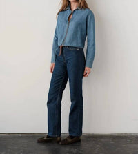 Cissa - Collared Zipper Shirt