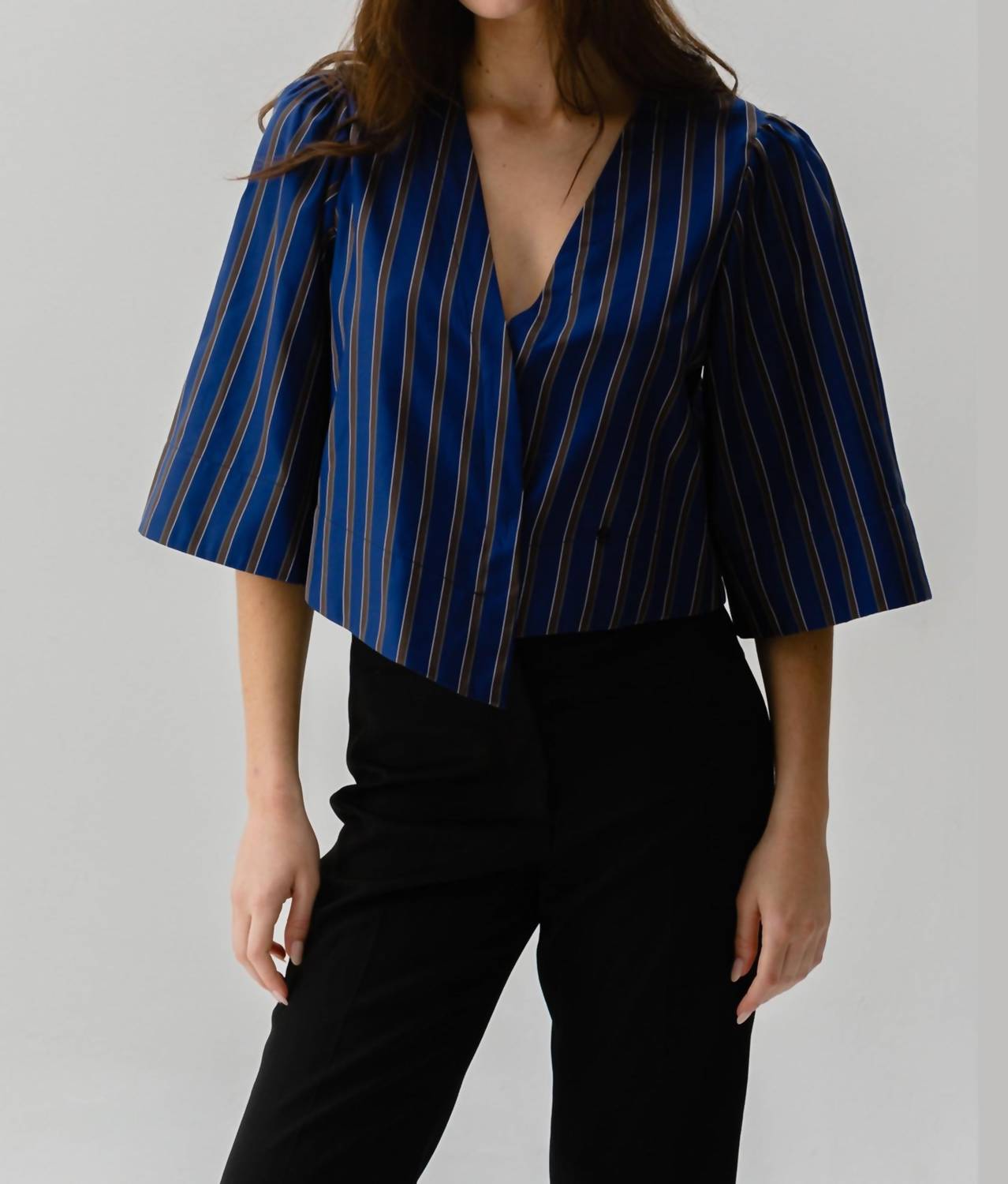 Cissa - Lady Shirt - blouses - blue - clothing