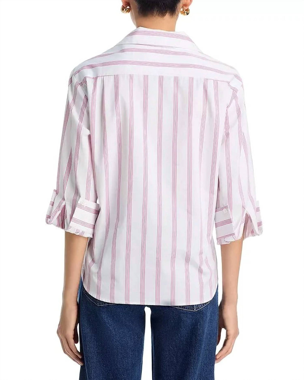 Cissa - Overshirt Asymmetrical Placket Top