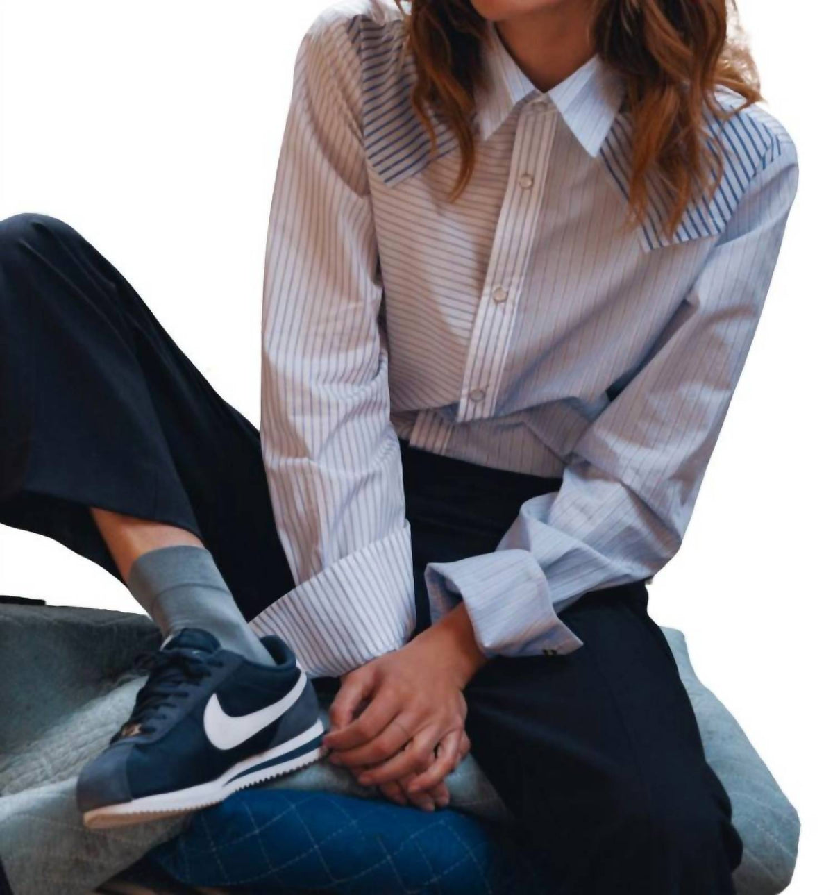 Cissa - Raw Edge Western Shirt