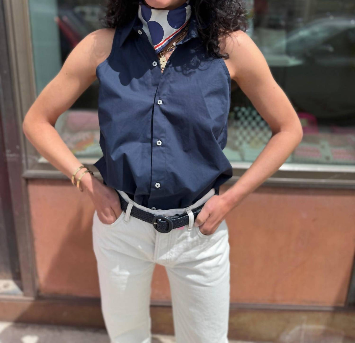 Cissa - Sleeveless Racerback Shirt
