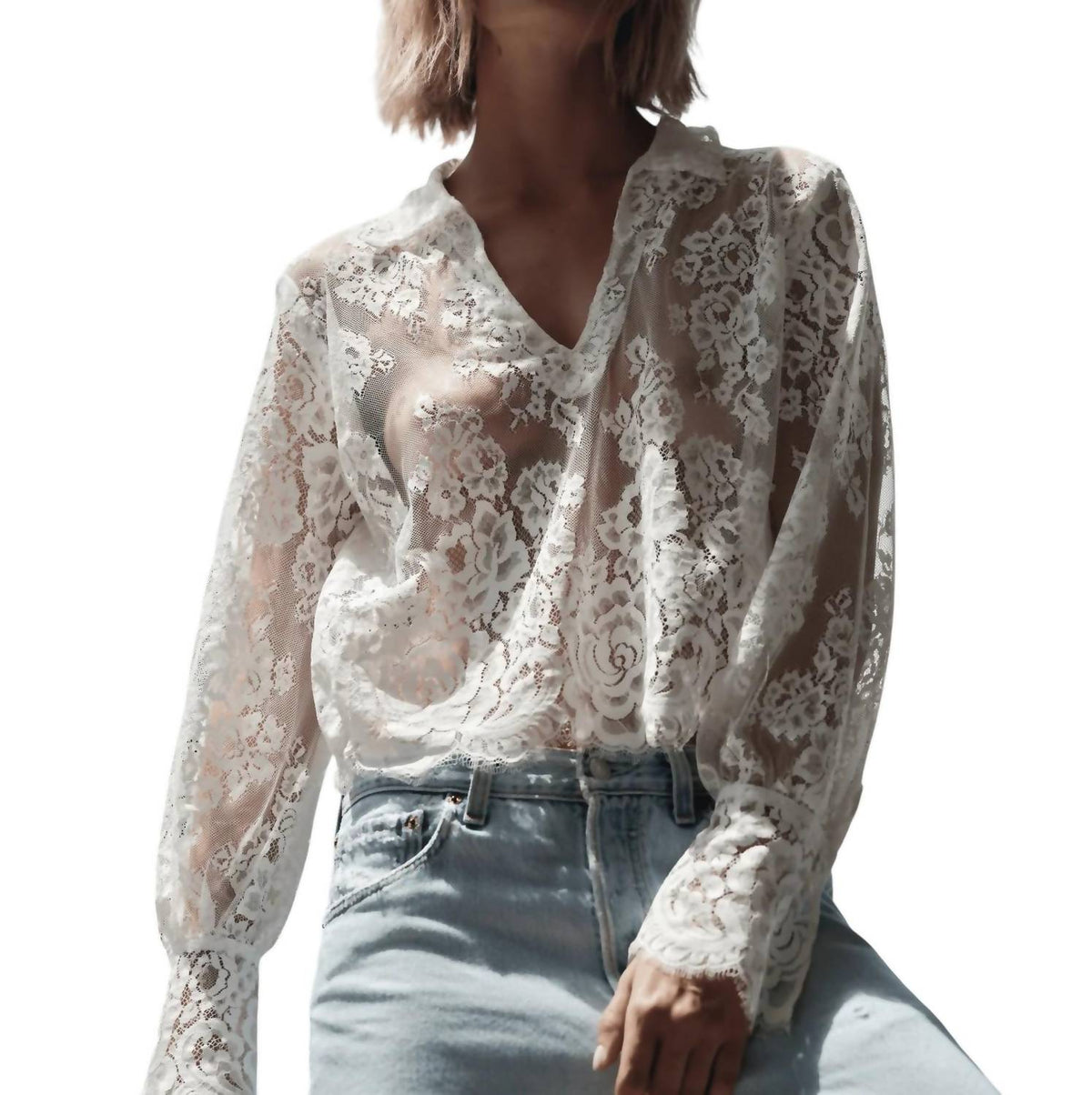 Cissa - The Victorian Lace Pullover Blouse