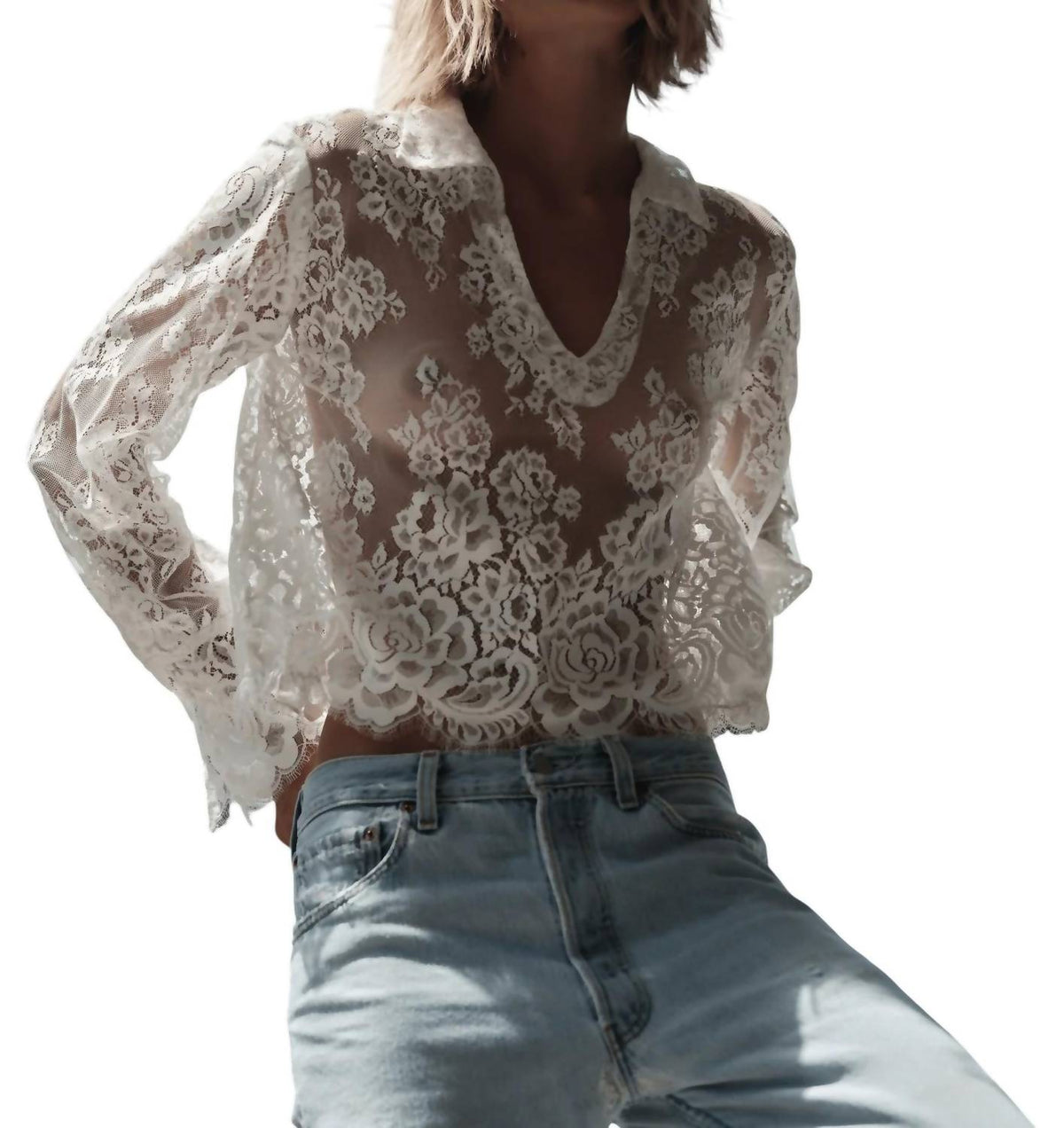 Cissa - The Victorian Lace Pullover Blouse