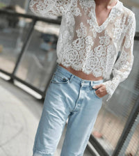 Cissa - The Victorian Lace Pullover Blouse
