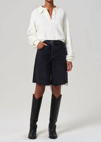 Citizens Of Humanity - Ayla Short - bermudas - black - clothing