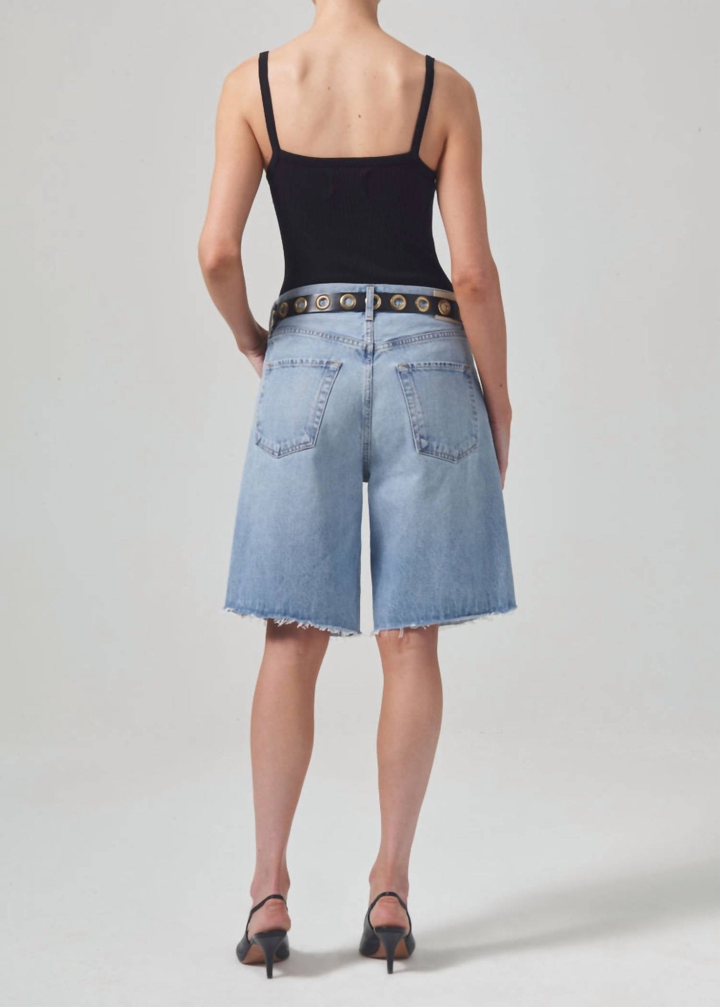 Citizens Of Humanity - Ayla Short - bermudas - blue - clothing